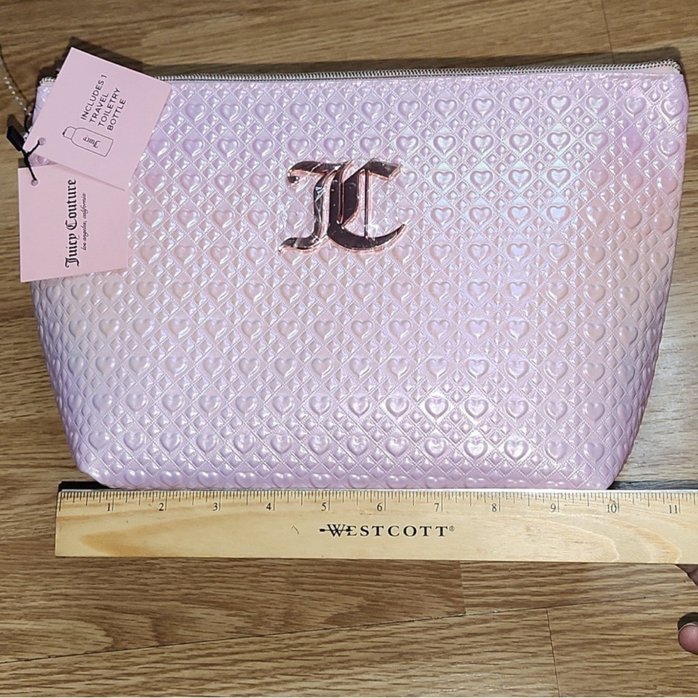 Juicy Couture Pink Cosmetic Bag - Picture 4 of 6